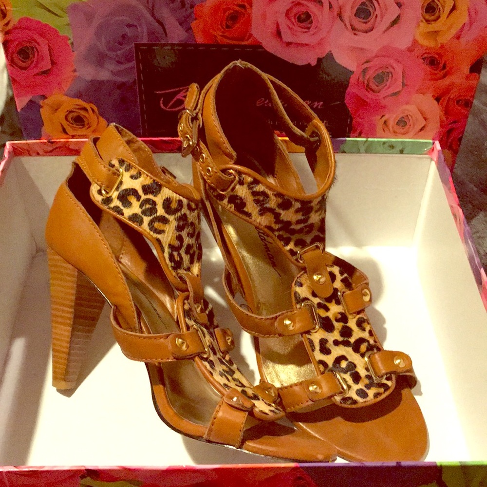 Beverly Feldman Leopard Heels